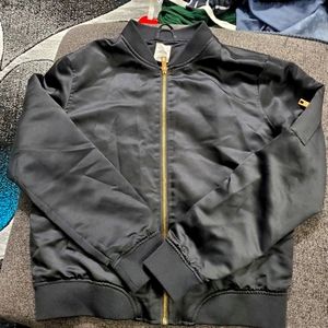 Black Bomber Jacket